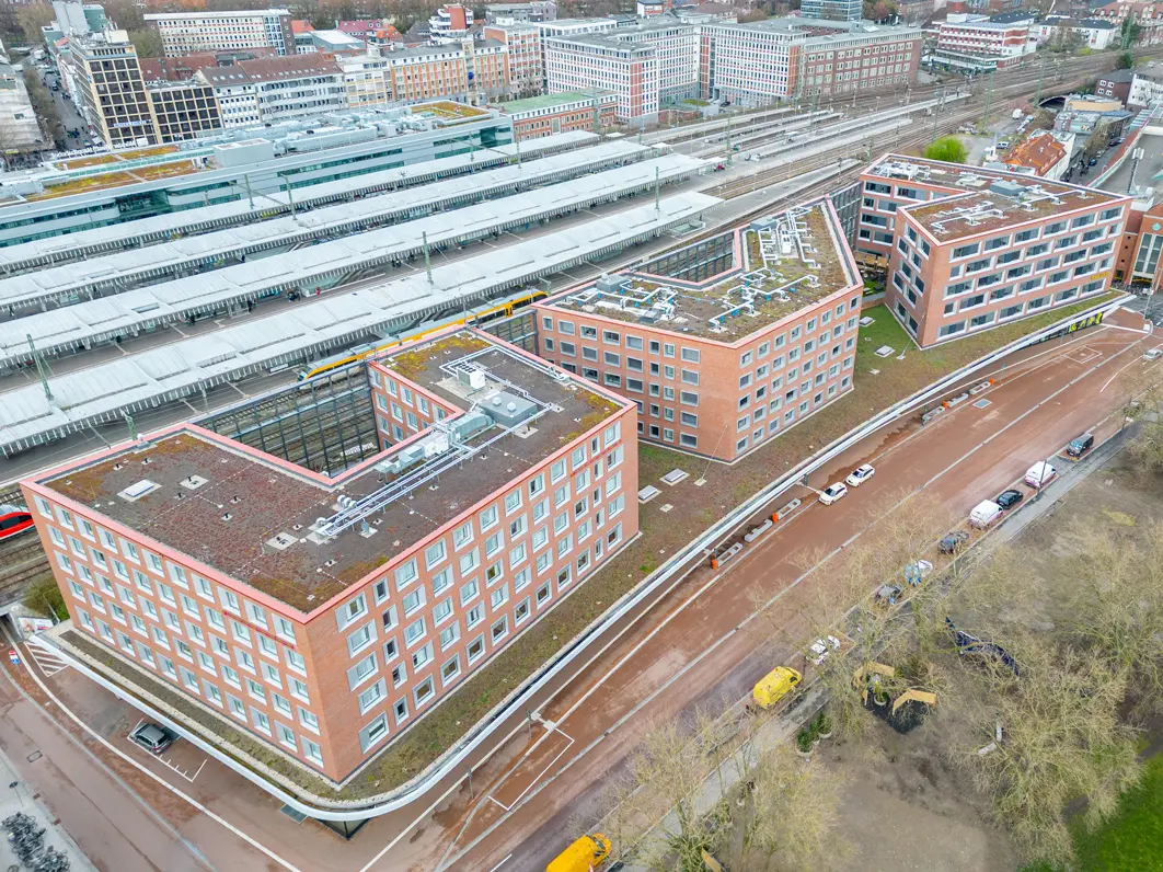 Bewehrungspläne für einen Wohnquartier in Münster (MS Hansator am Hauptbahnhof)